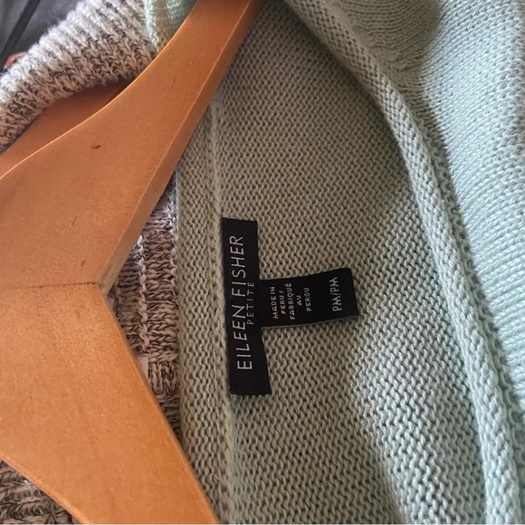 Eileen Fisher Petite Crewneck Drop Shoulder Pullover Sweater Size Small Petite - Picture 9 of 9